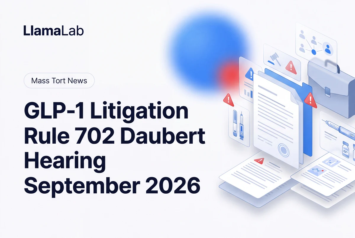 GLP-1 Rule 702 Hearing: What Sept. 10-18 Decides
