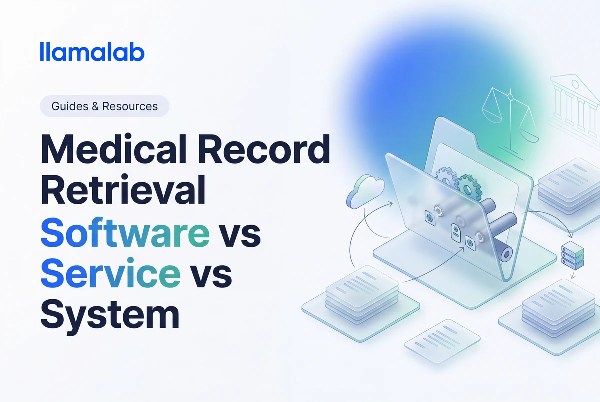 Medical Record Retrieval Software vs Service vs System